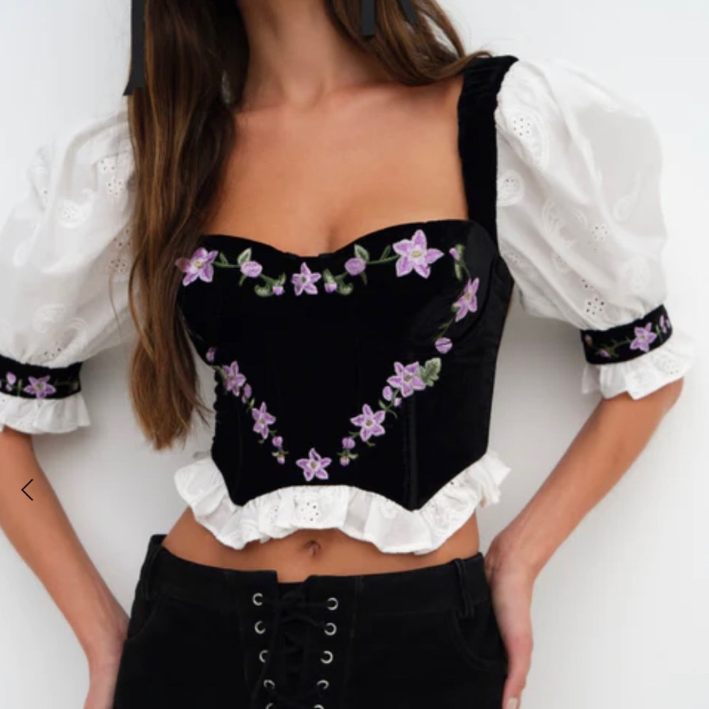For Love and Lemons Lainey Top NWT